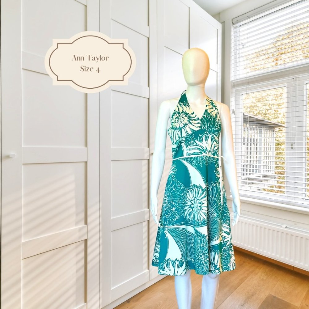 Ann Taylor Summer Halter Dress NWT